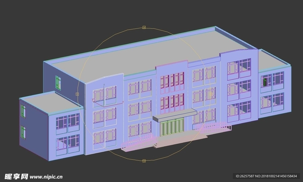 教学楼单体模型