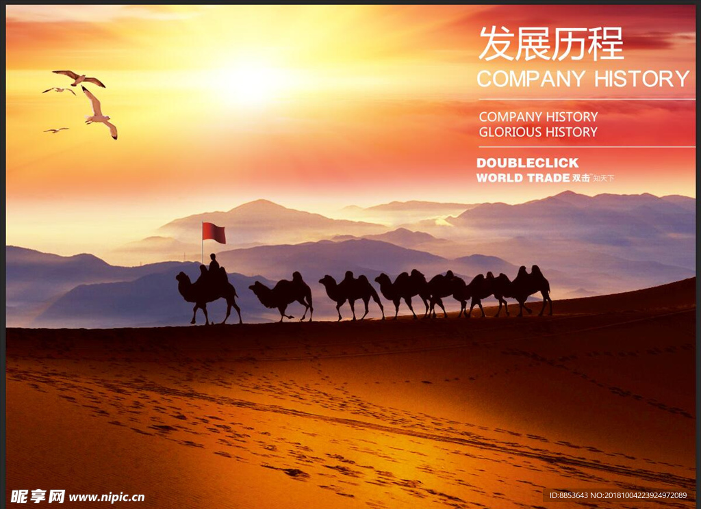企业文化 发展历程 沙漠 骆驼