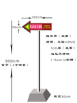 观光园路标