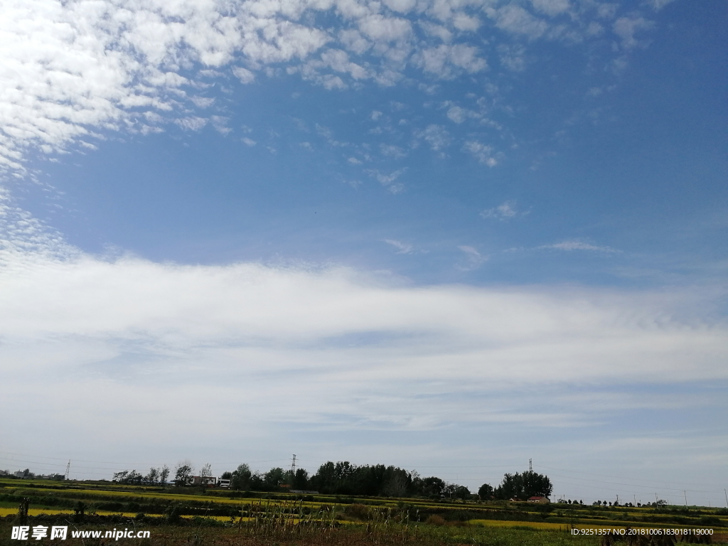 藍(lán)天白云 天空 天空背景 藍(lán)天