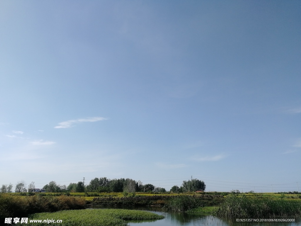藍(lán)天白云 天空 天空背景 藍(lán)天