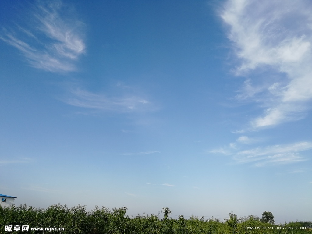 藍(lán)天白云 天空 天空背景 藍(lán)天