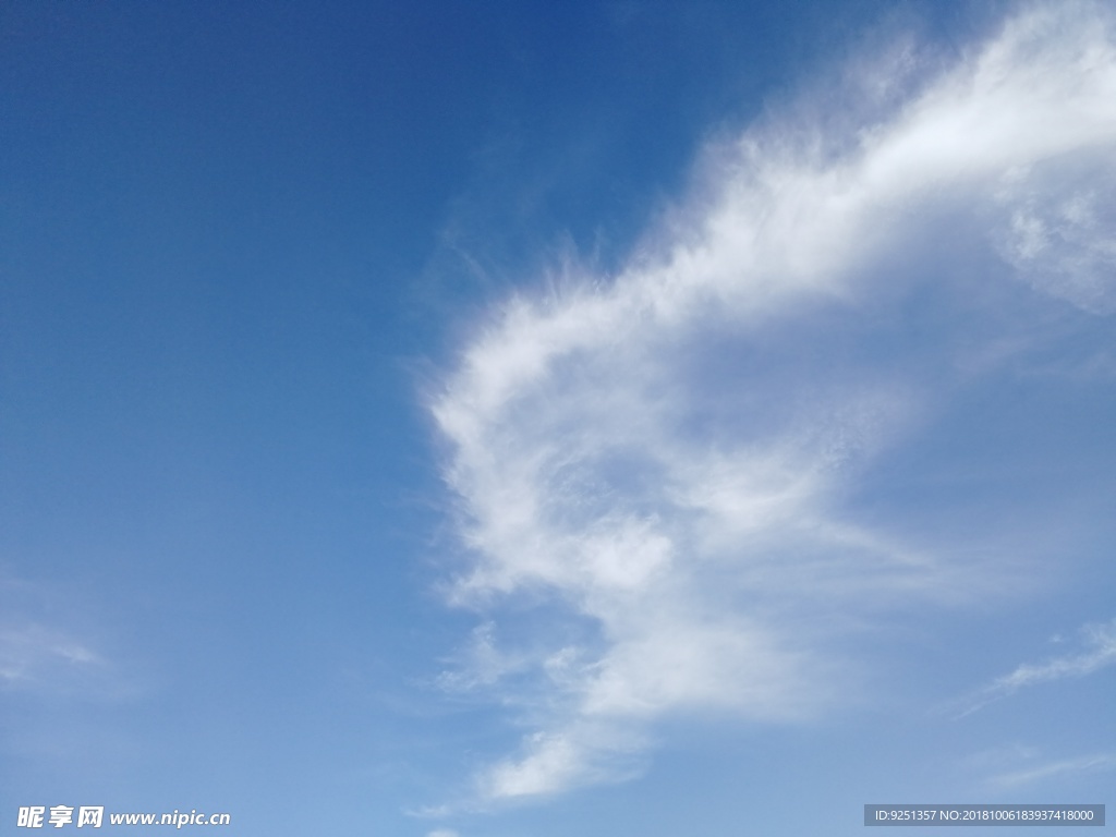 藍(lán)天白云 天空 天空背景 藍(lán)天