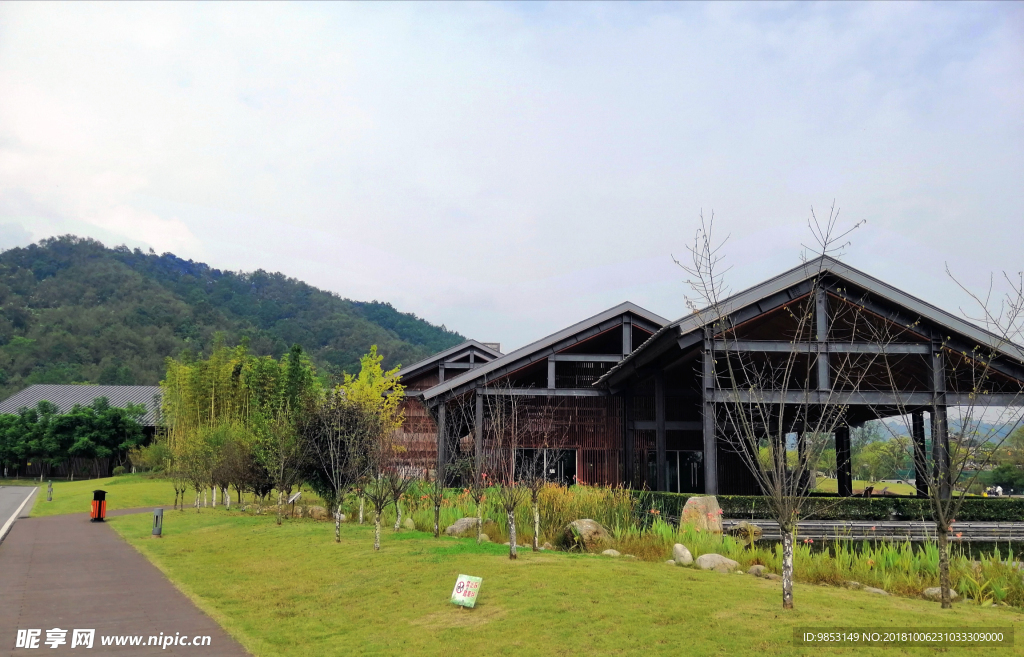 景區古風建筑