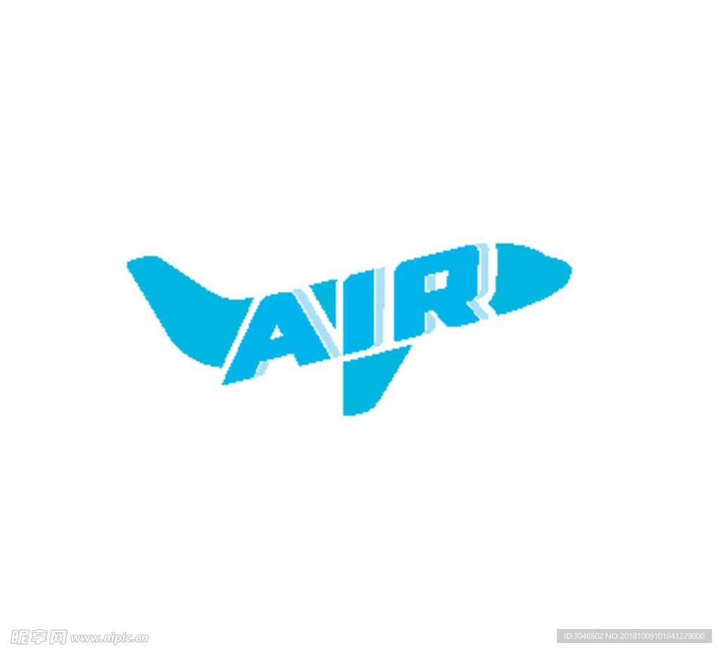 AIR飞机logo标志图标
