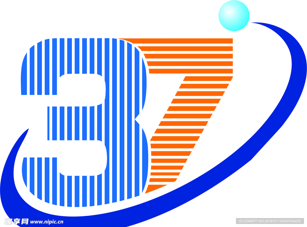 數字logo