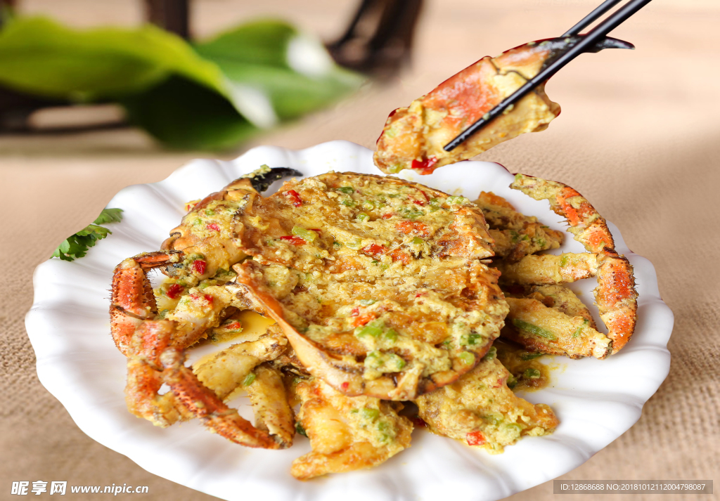 咖喱焗面包蟹  咖喱蟹