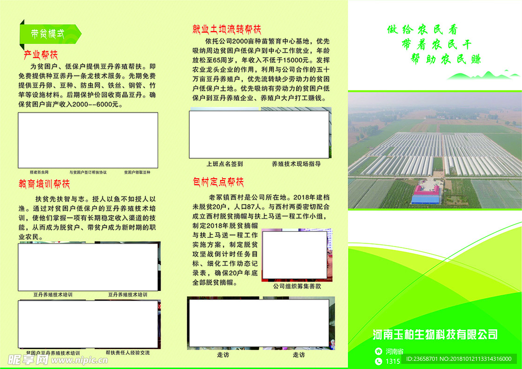 生物公司折頁(yè)