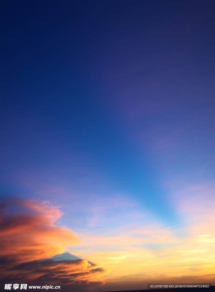 夕阳天空