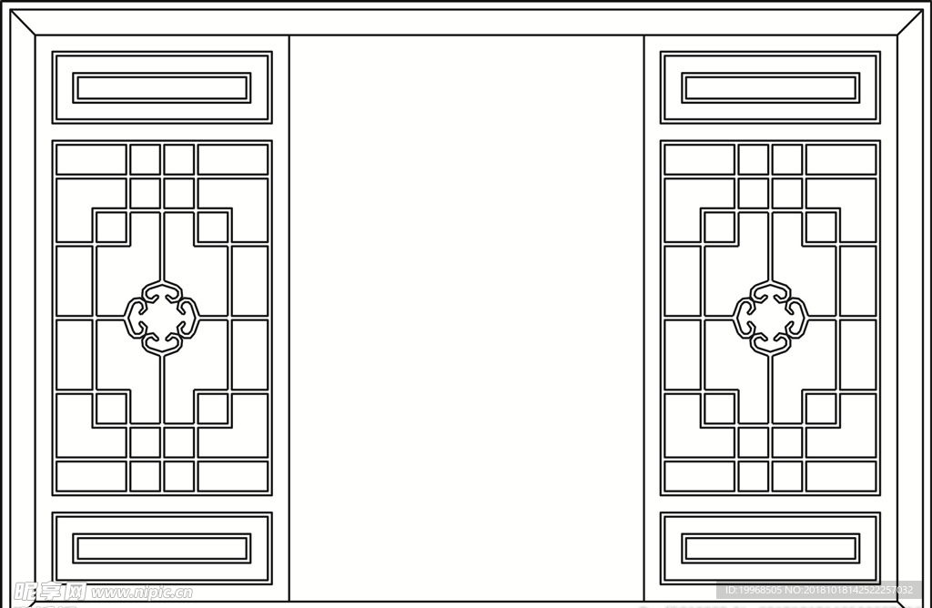 古建花紋 鏤空花紋 中式窗花