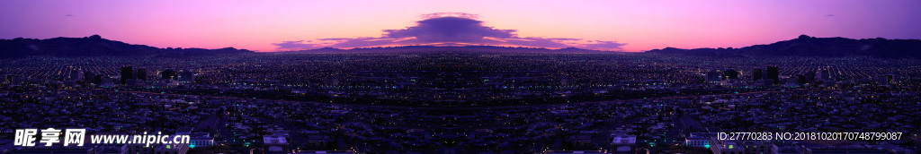 夕陽城市