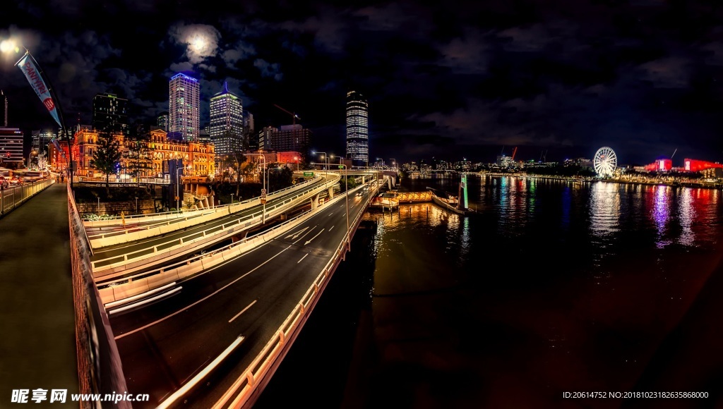 夜色下的城市風景