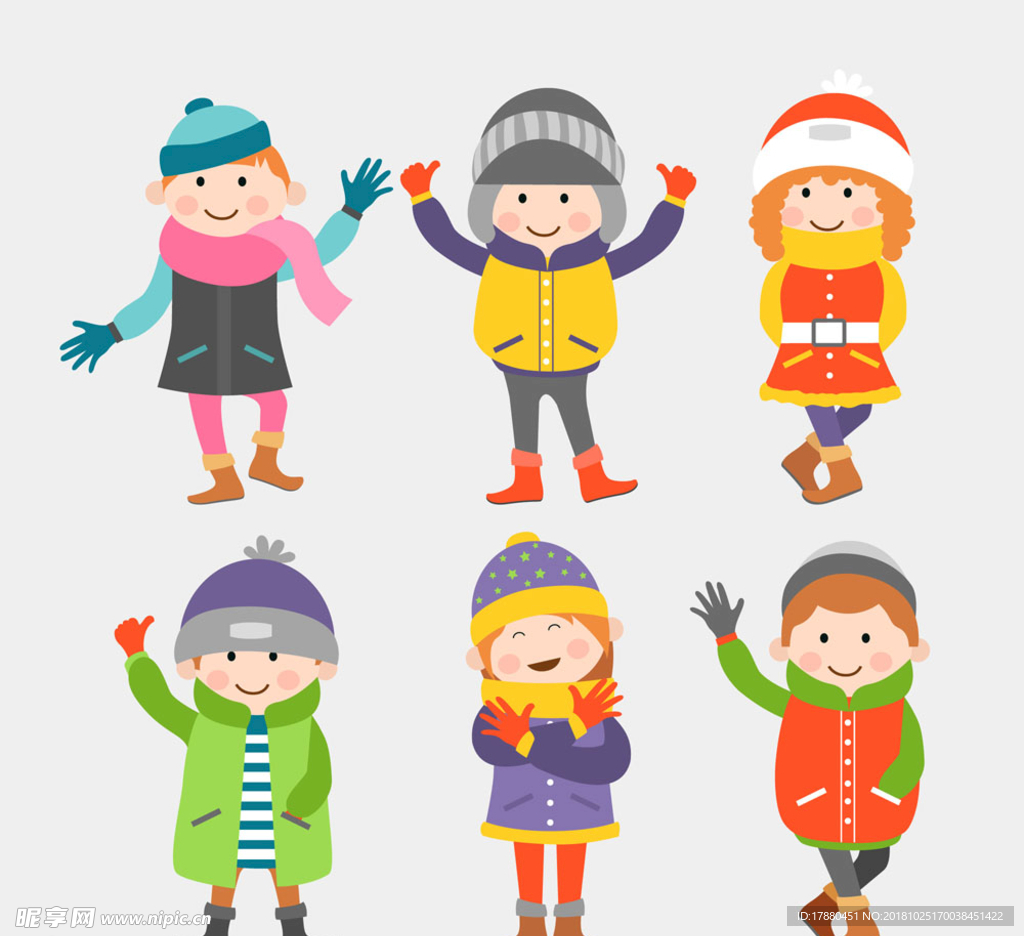 可爱冬季服饰儿童
