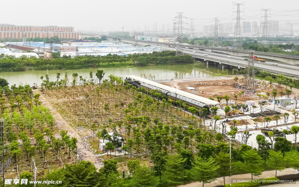 建設中的容桂小火車公園