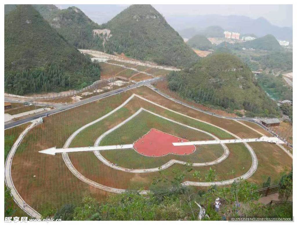 愛心田野圖片