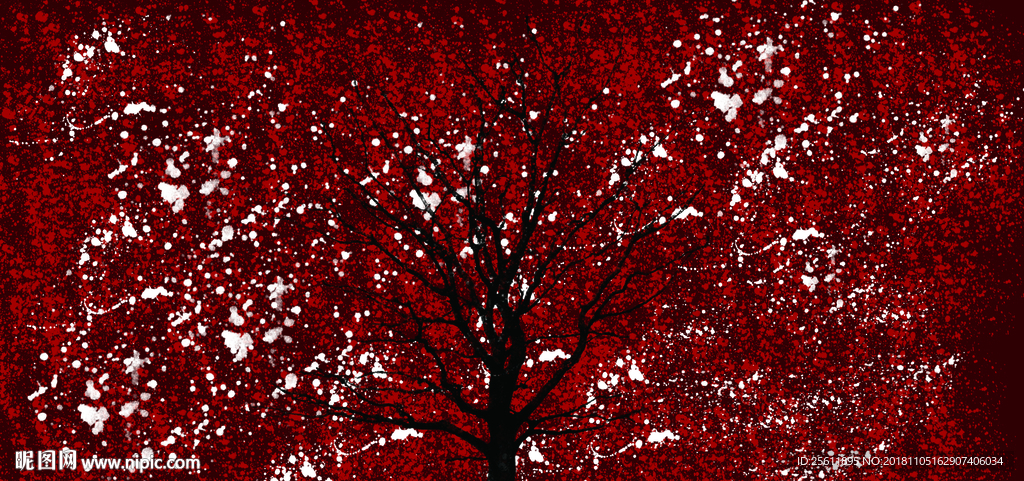 紅色背景