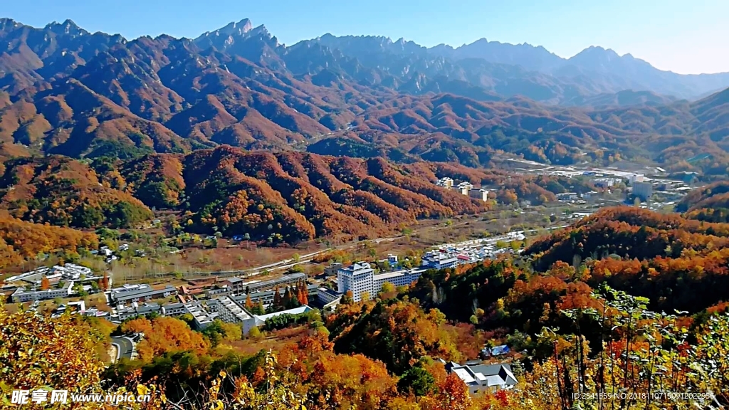 秋天的山里