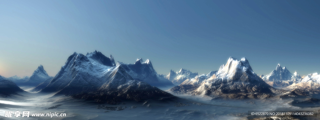 科幻地貌風景 科幻背景