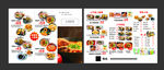 餐厅单页   简餐折页 海报