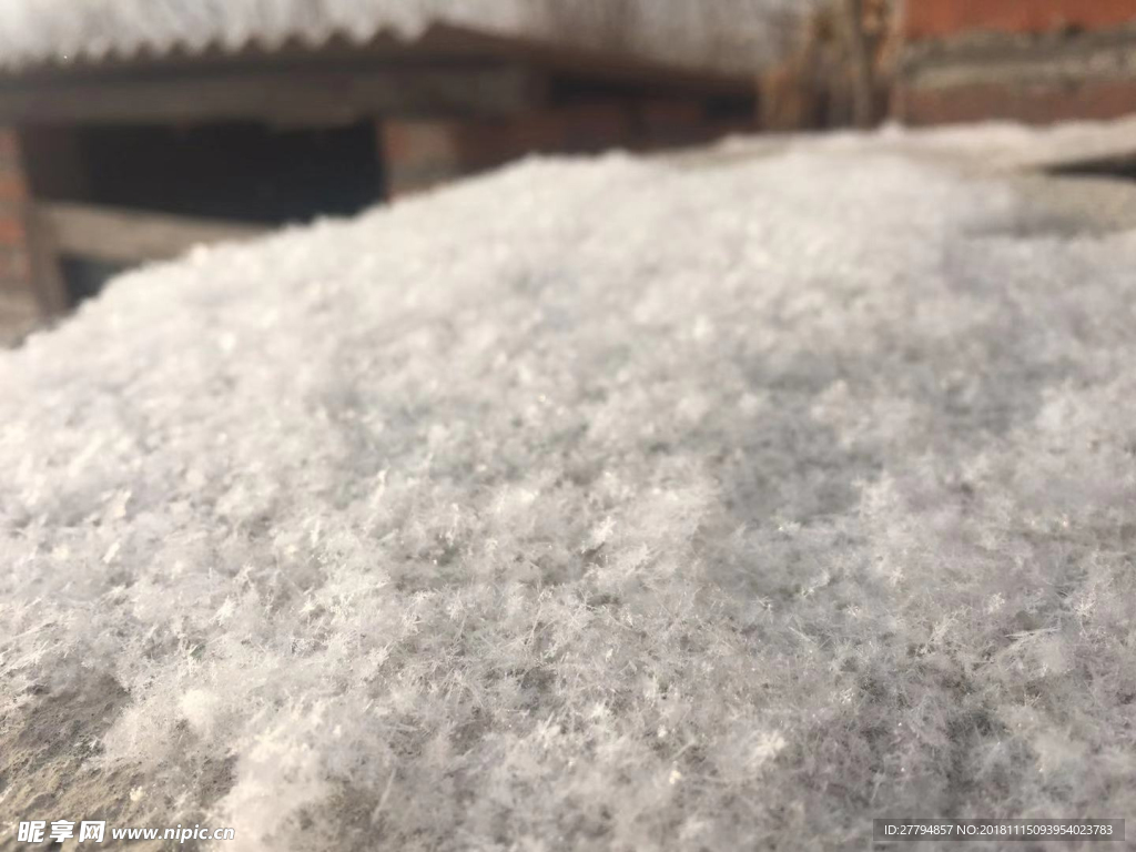 雪花攝影細節拍攝