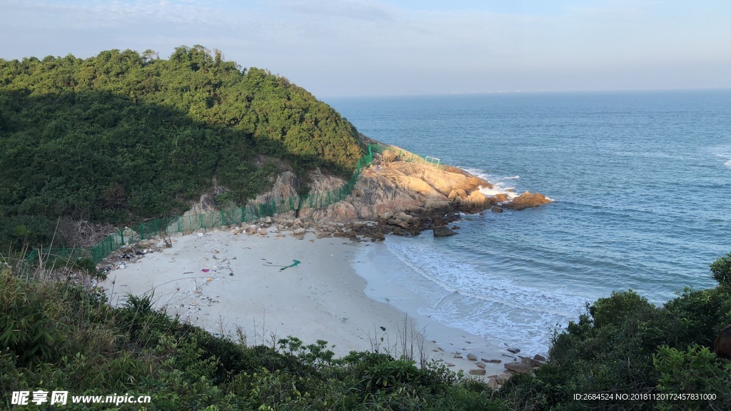 深圳桔釣沙海岸線