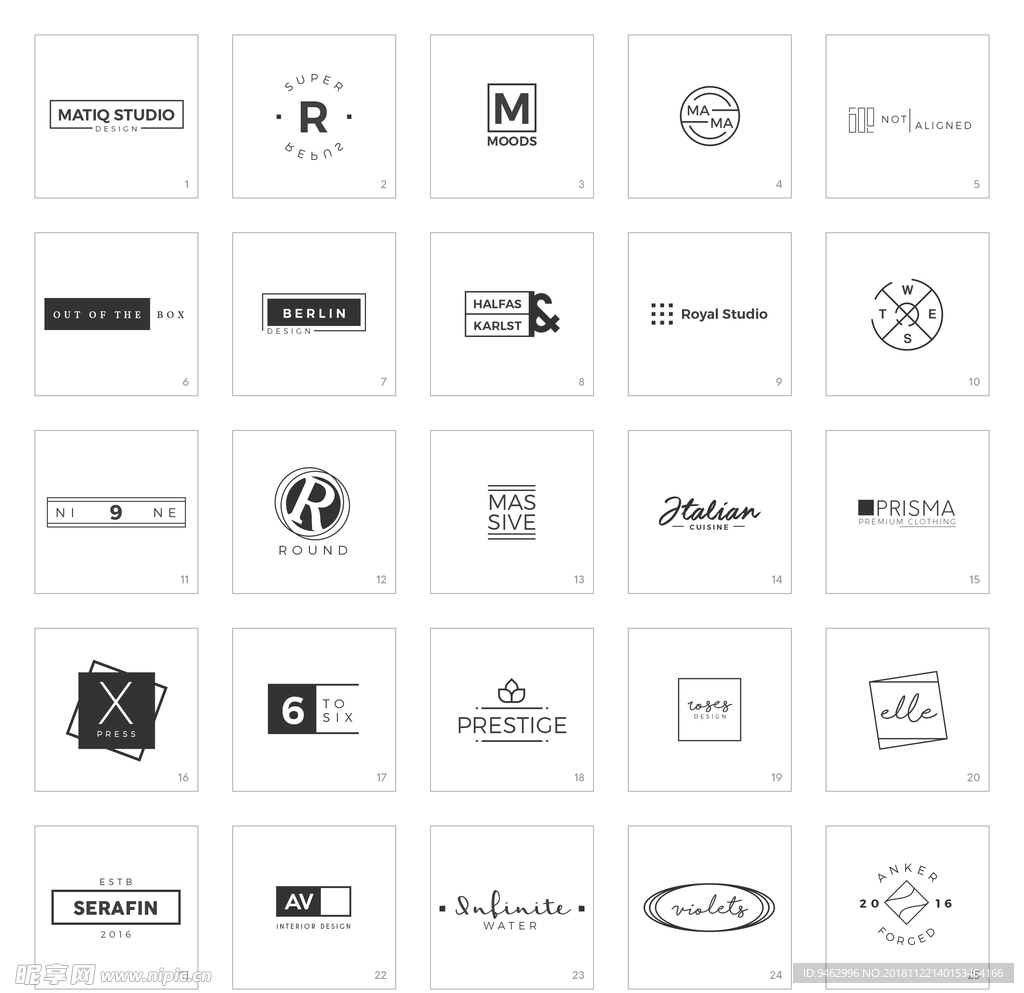 100個世優(yōu)秀LOGO設計