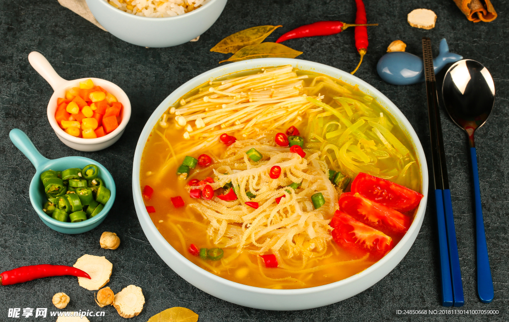 高湯毛肚撈飯