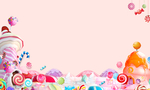 粉色糖果节