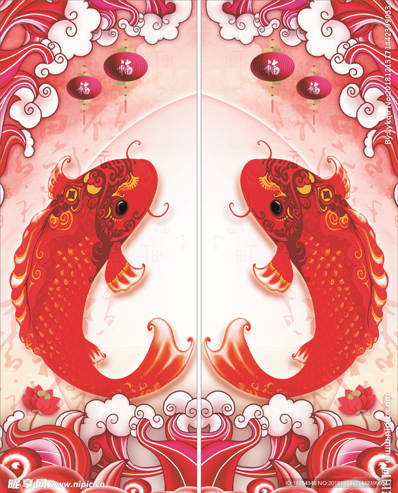 春節(jié)對(duì)聯(lián)門貼