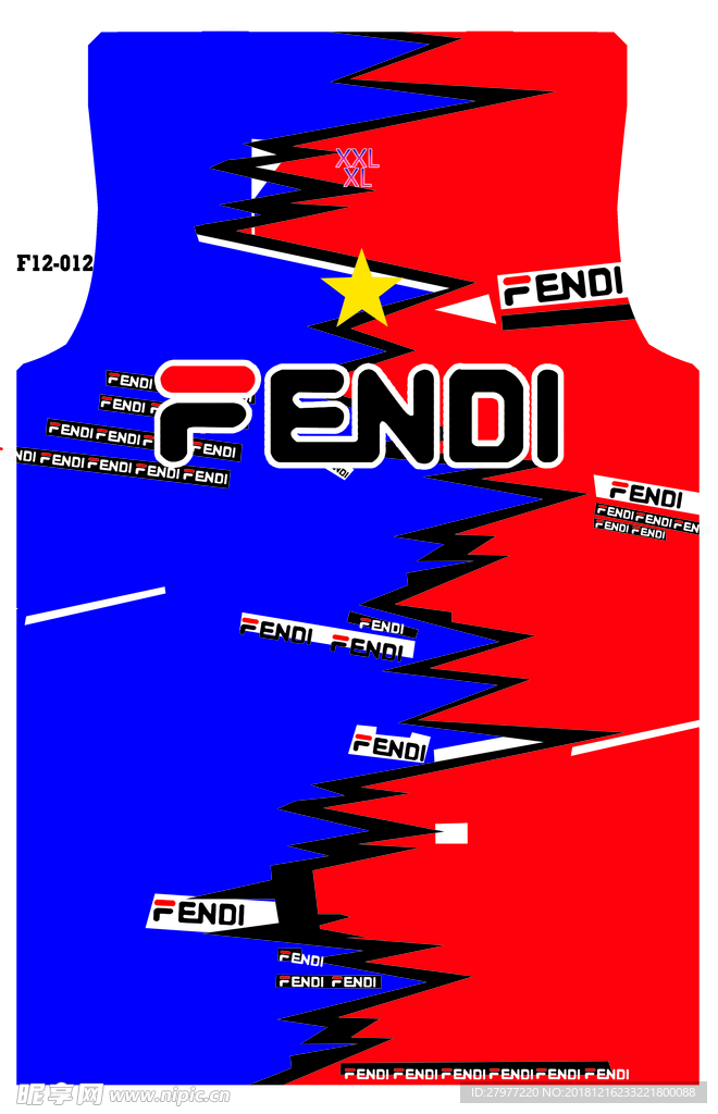 服裝設(shè)計(jì)  fendi T恤
