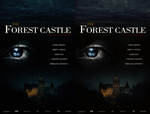 创意合成林中城堡电影宣传海报