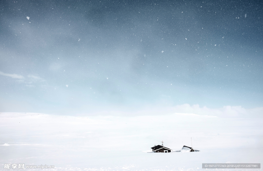 空曠 極簡(jiǎn) 雪地