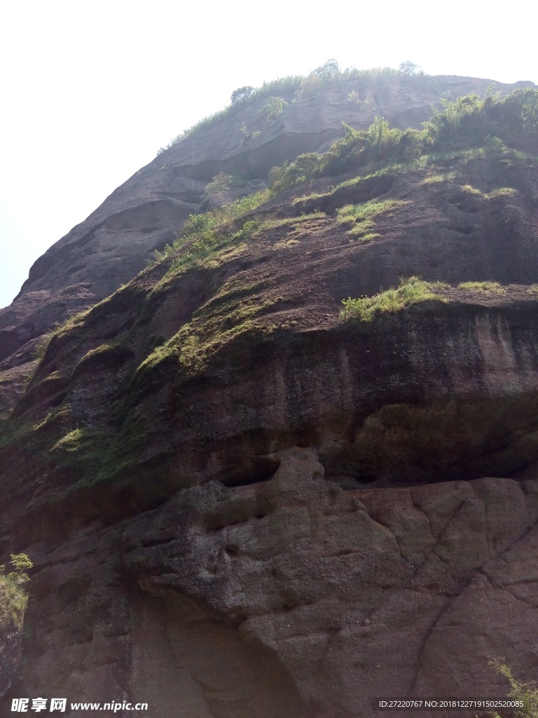 霍山懸崖峭壁