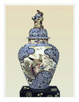 装饰画 花瓶 中国风 孔雀图