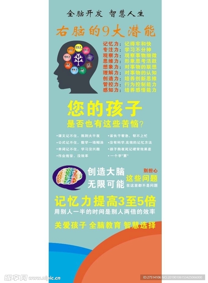 右腦的九大潛能