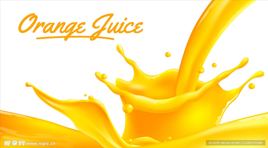 橙汁液体