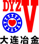 大连冶金轴承矢量标志logo