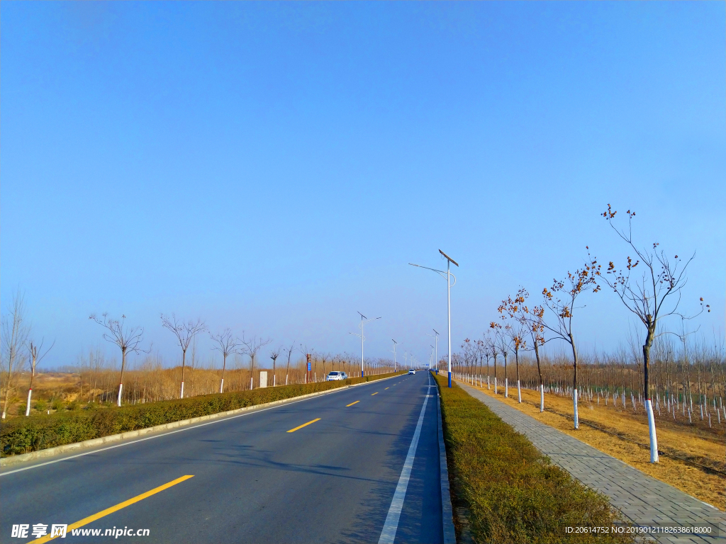 美麗的道路風景