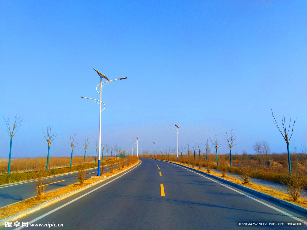 美麗的道路風景