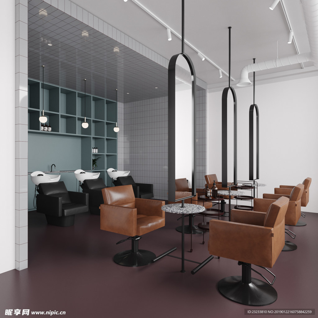 國外高端理發店