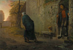 油画作品 米勒 西方古典油画