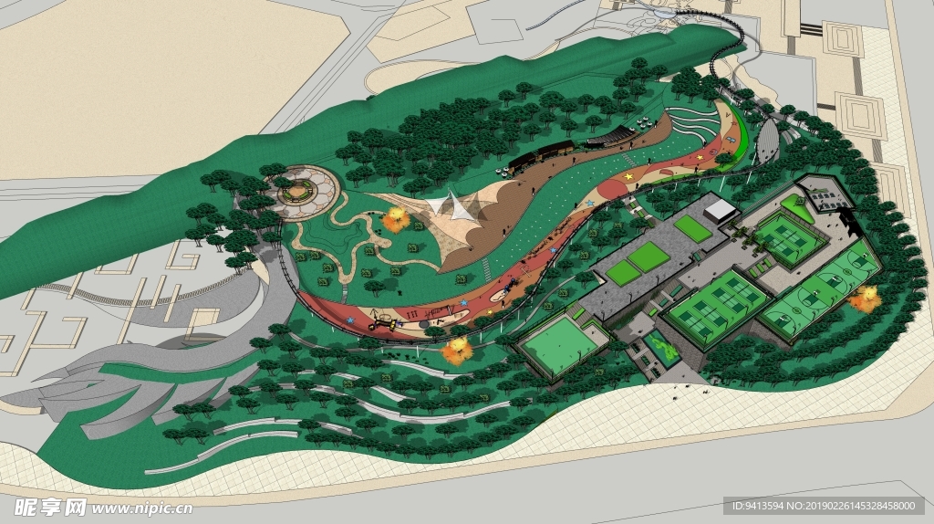 市民运动公园规划设计