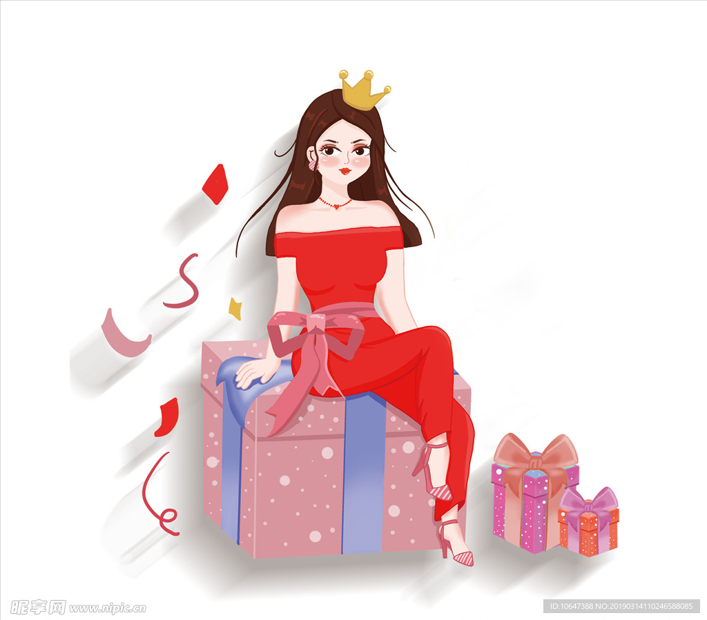 卡通美女