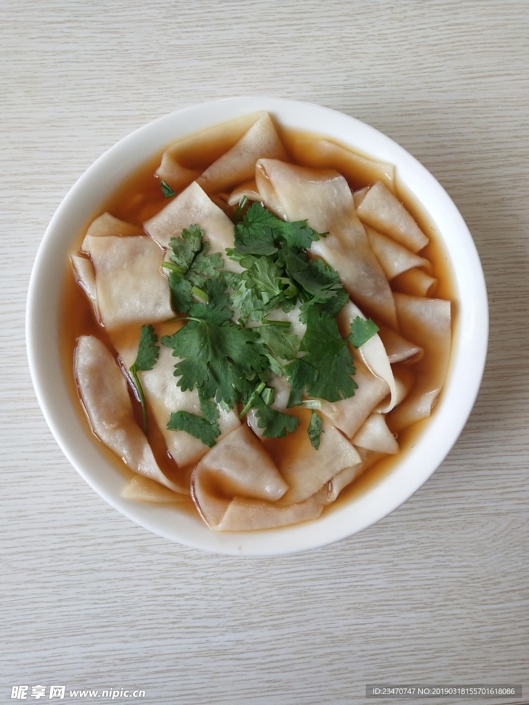 面片 湯面
