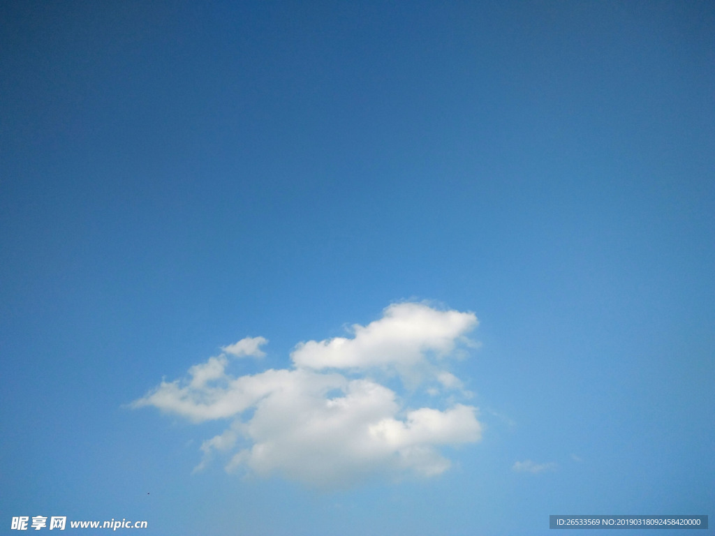 藍天白云背景 素材 天空