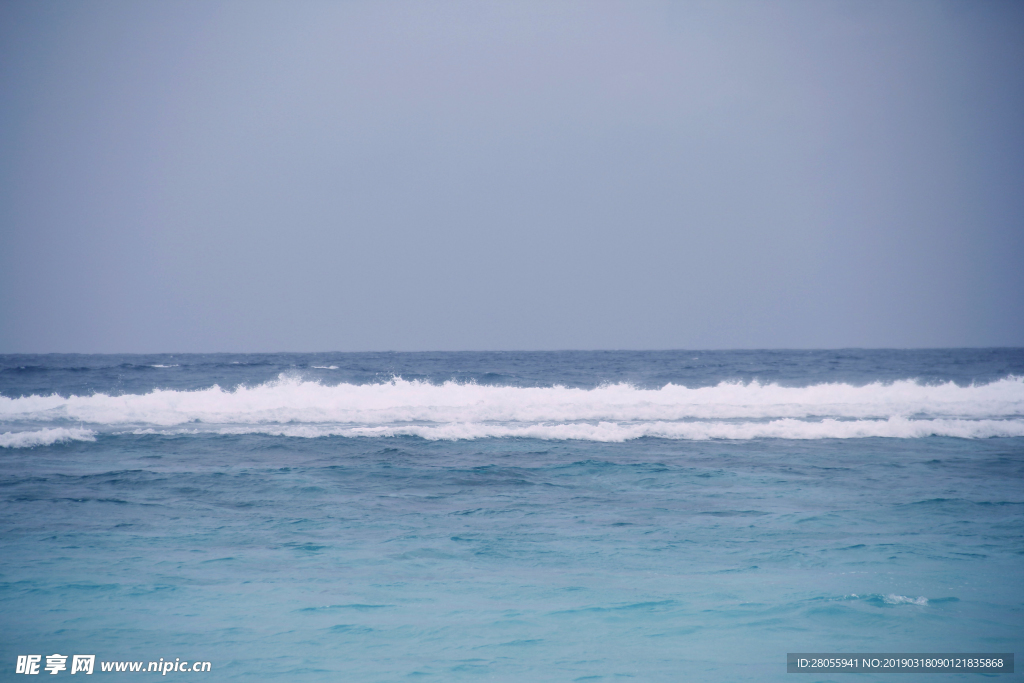 马尔代夫的海面