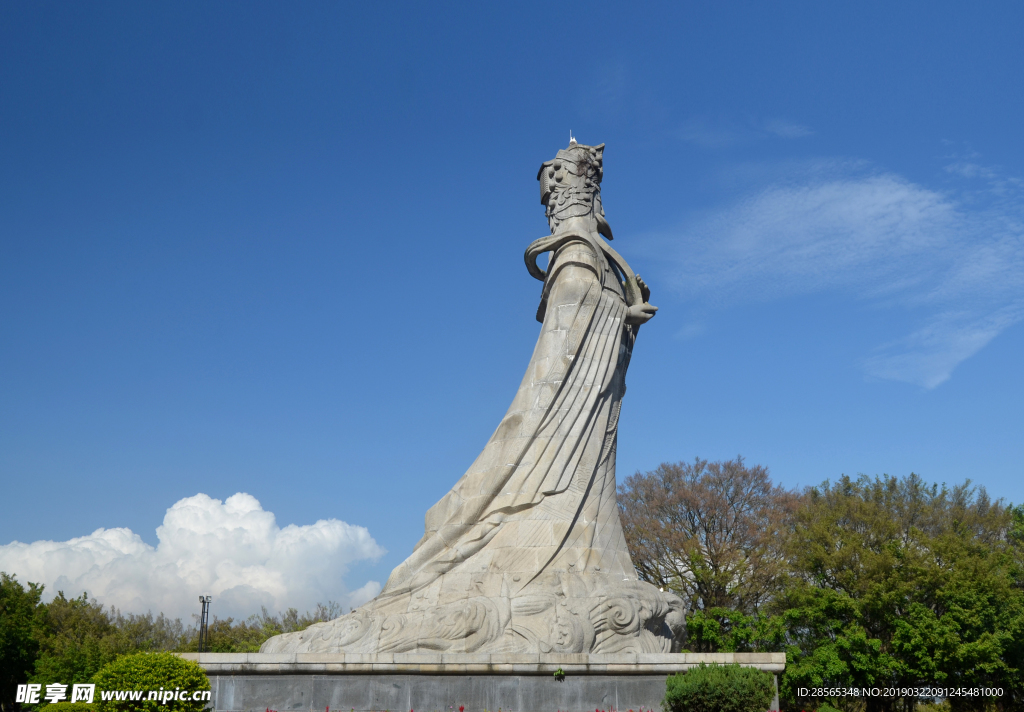 广州天后宫玛祖雕像