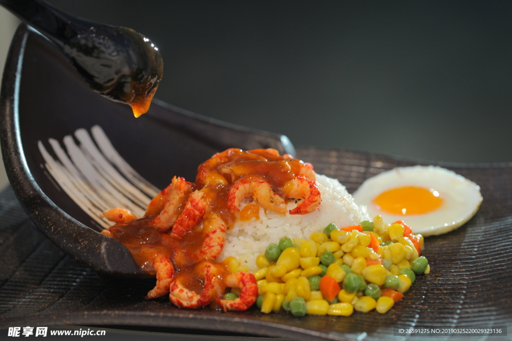 小龍蝦澆飯