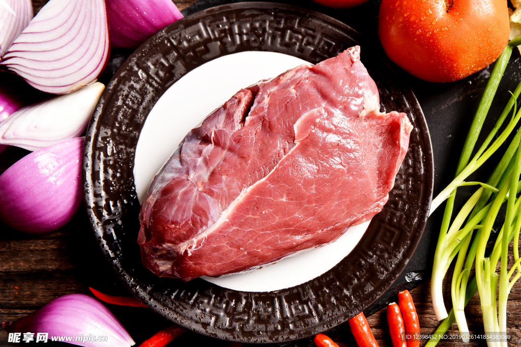新鮮的牛肉