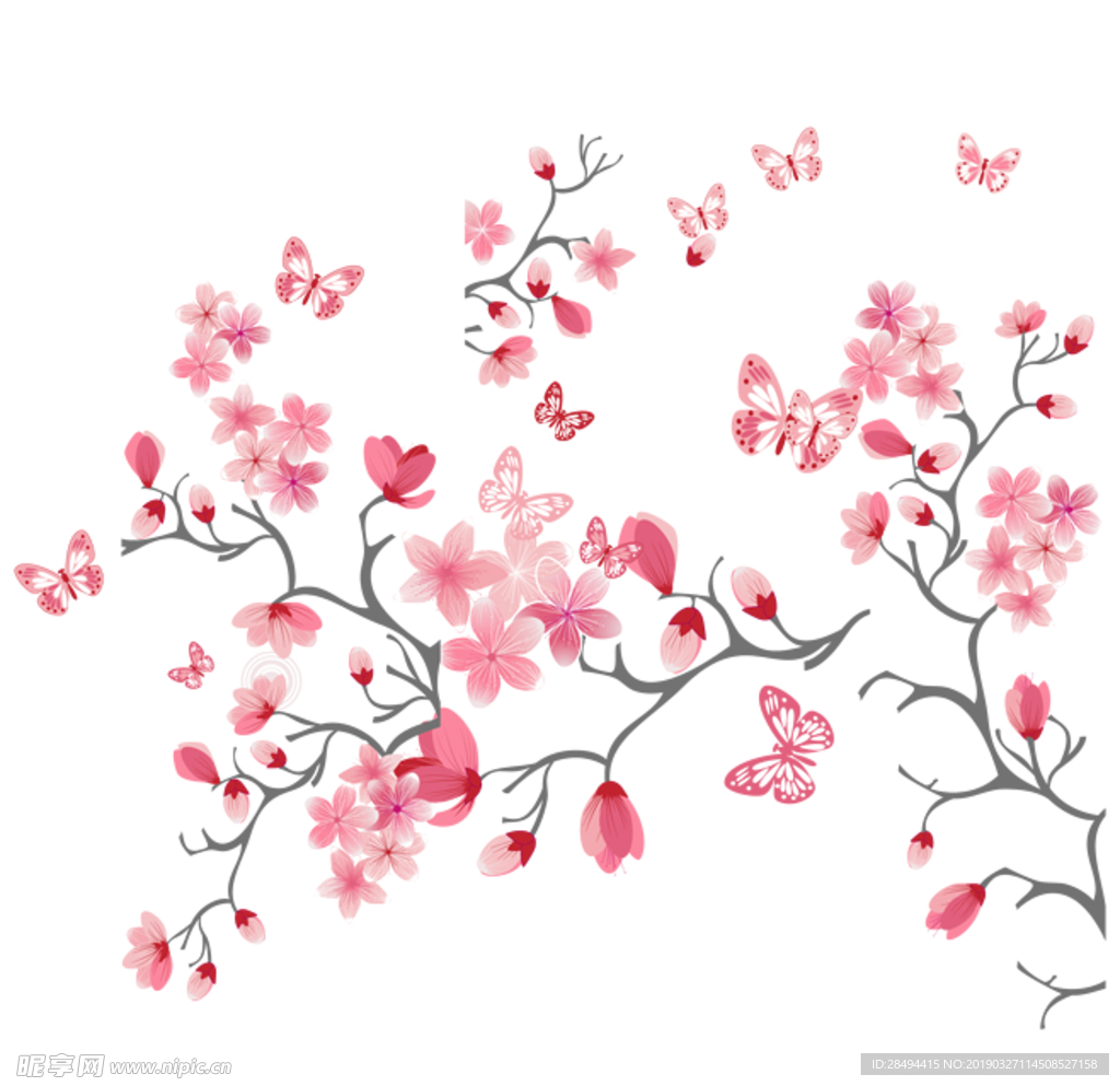 桃花素材